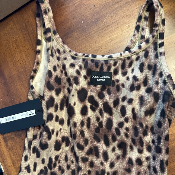 Skims x Dolce & Gabbana leopards tank dress S - Picture 1 of 2